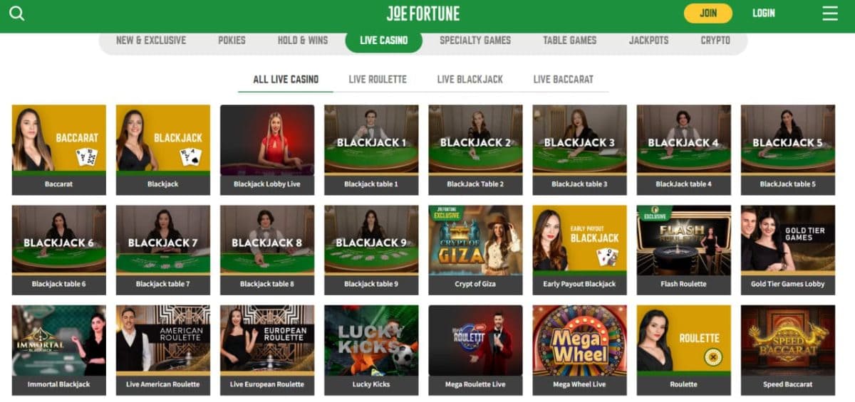 Joe Fortune Casino Review 2026: A$5,000 Welcome, 450 Free Spins & Crypto Payouts for Aussies image 2